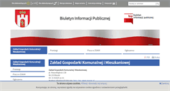 Desktop Screenshot of bip.zgkim.blaszki.pl