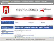 Tablet Screenshot of bip.zgkim.blaszki.pl